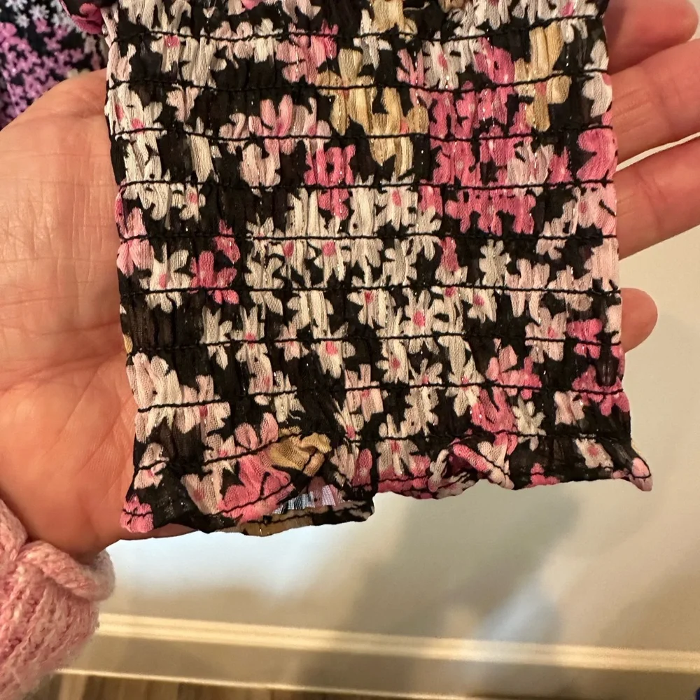 Michael Kors Black and Pink Floral Dress - Picture 5 of 5